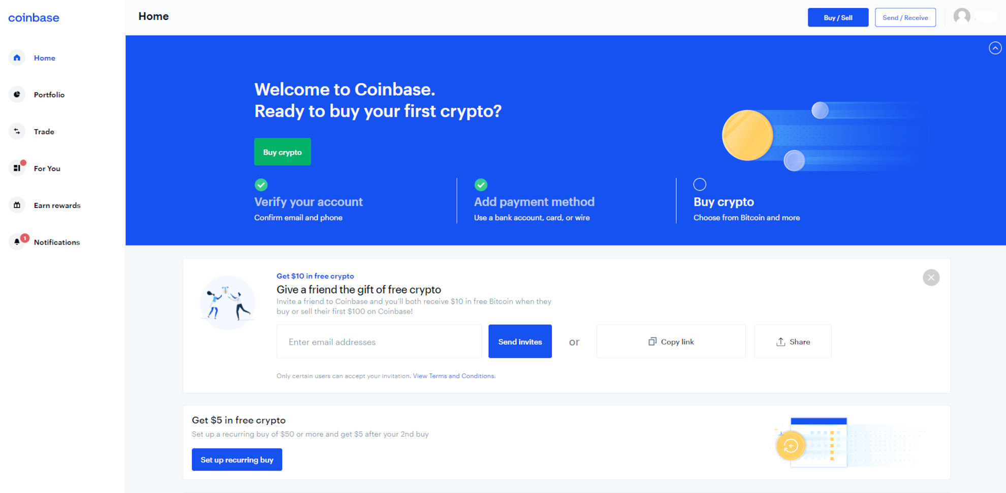 CoinbaseLanding - Best Bitcoin Exchange