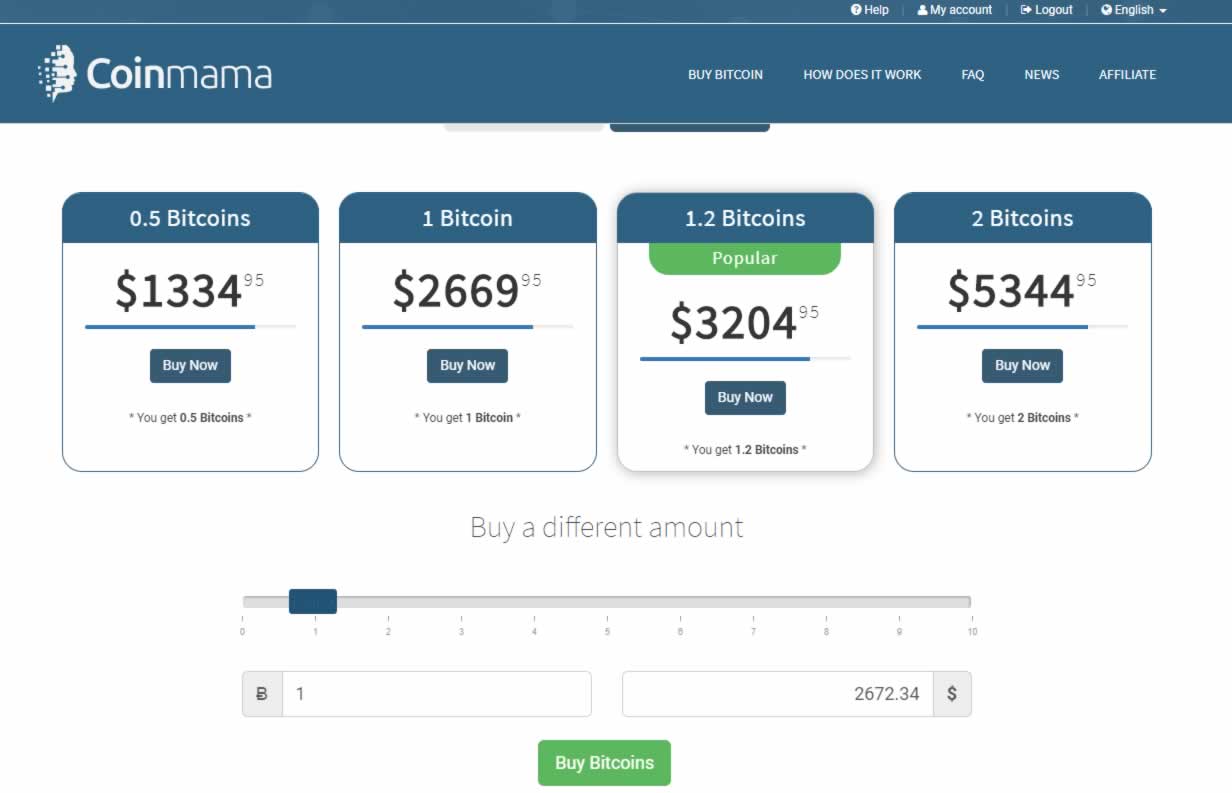 buy bitcoin on coinmama