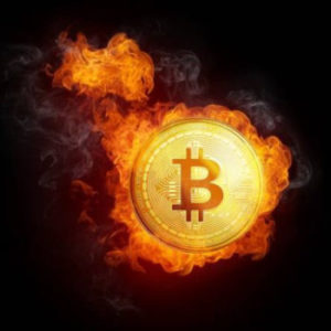 burning cryptocurrency